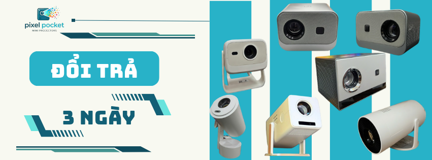 máy chiếu mini, đổi trả 3 ngày